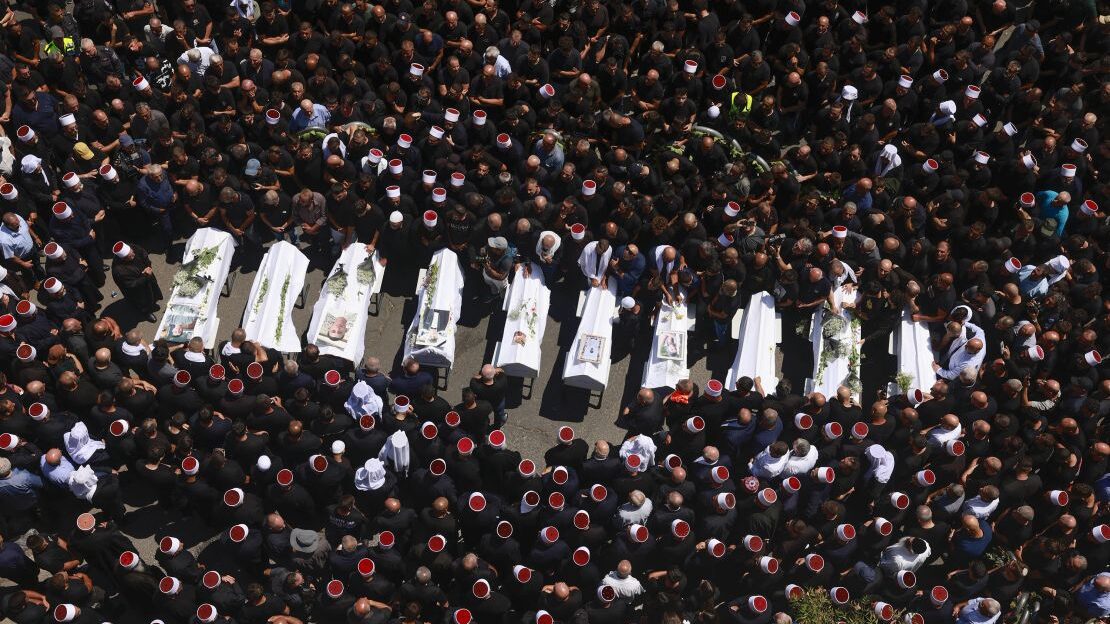 Israel says Hezbollah will ‘pay the price’ after the attack on the soccer field that killed 12 children 2 Israel says Hezbollah will ‘pay the price’ after the attack on the soccer field that killed 12 children Israel says Hezbollah will ‘pay the price’ after the attack on the soccer field that killed 12 children