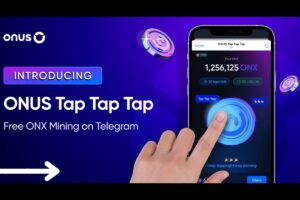 ONUS TAP TAP : Best TG mining App In 2024