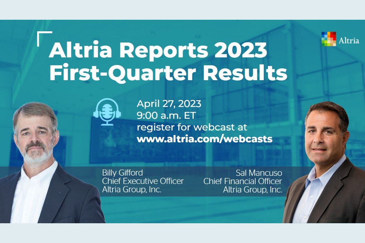 Altria Group to Host Webcast of 2024 Second-Quarter and First-Half Results