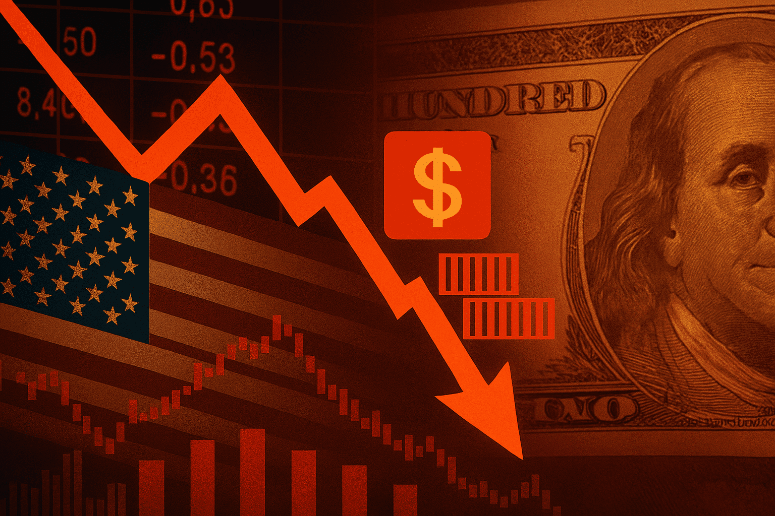 U.S. Stocks Market Update: Dow Jones Declines 500 Points on Tariff News
