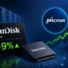 SanDisk Stock Climbs 9% Amid AI Optimism from Micron