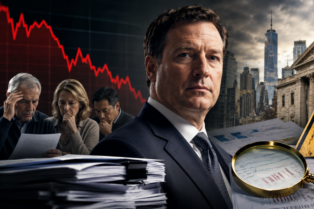 Paul Regan fraud case showing investor documents and financial warning signs.