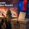 Colorado State Capitol during the 2026 Democratic primary election as voters cast ballots in Colorado election results.