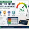 Credit Score Guide 2026 showing FICO score ranges, payment history, credit utilization and ways to improve credit