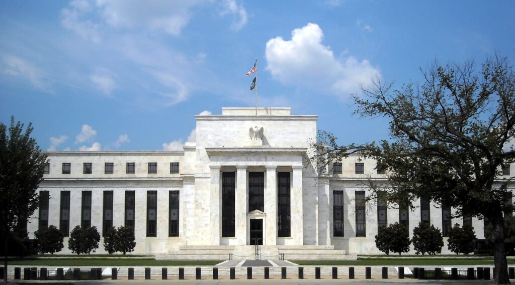 Federal Reserve building, source of federal funds rate decisions