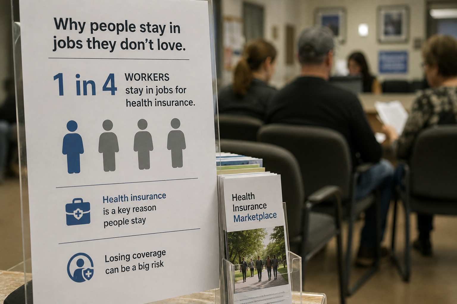 Job Lock: 1 in 4 Workers Stay in Jobs for Health Insurance