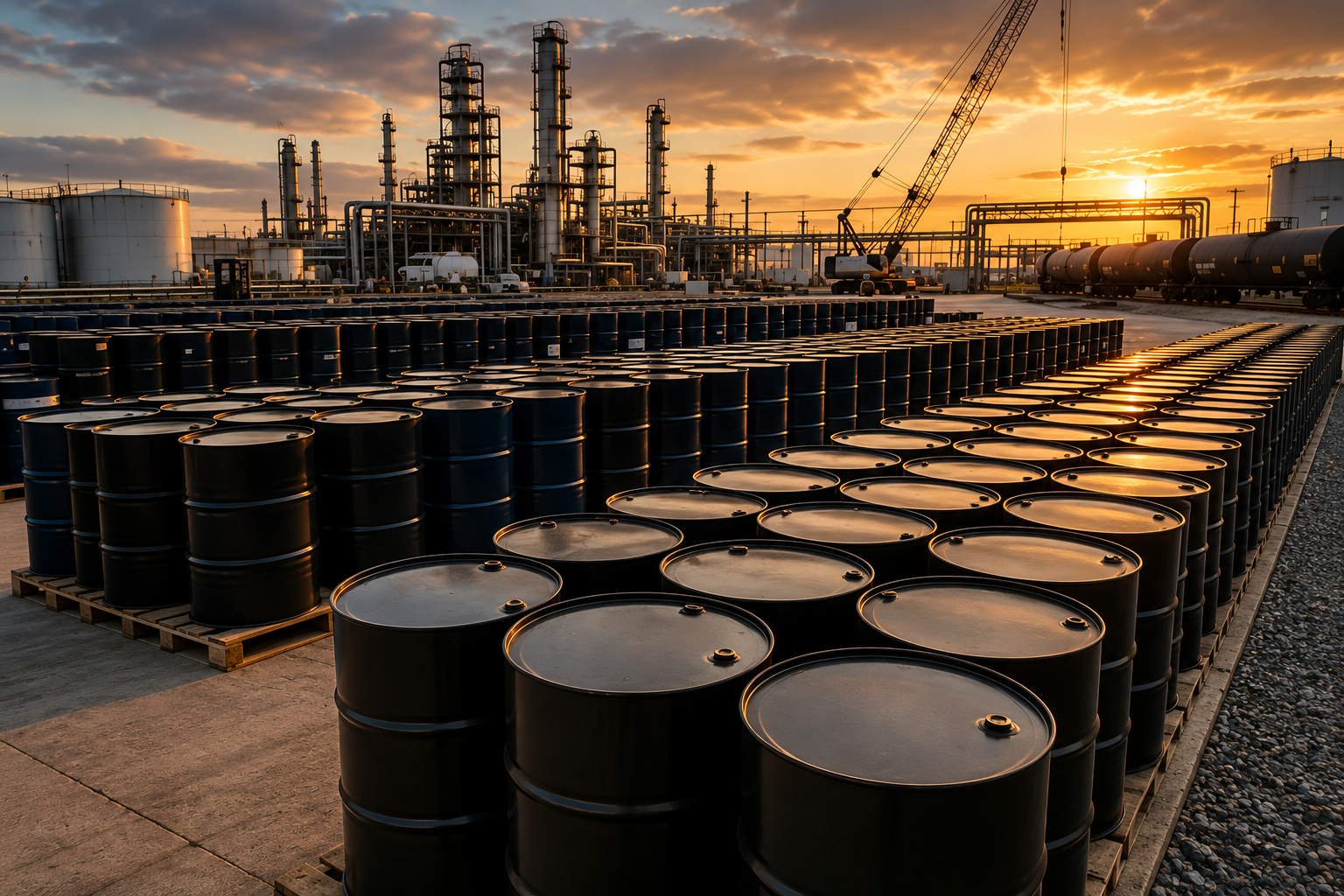 Crude oil tanker and pipeline infrastructure representing the surge in oil prices amid the US-Iran war